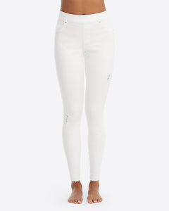 20229R White Distressed Skinny Jeans