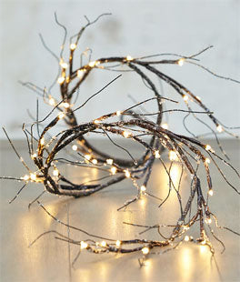 Lighted Willow Garland